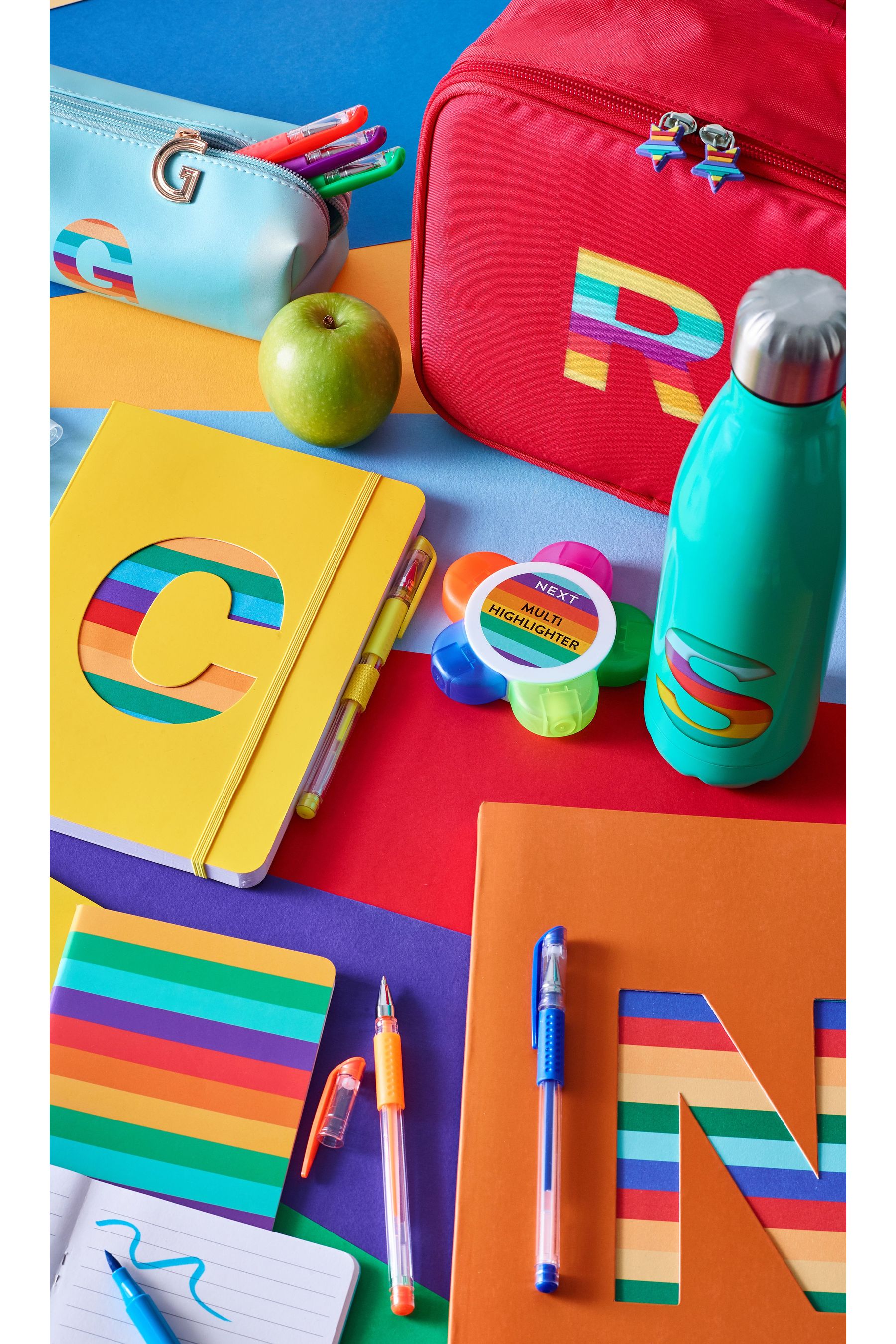 Monogram lunch bag top