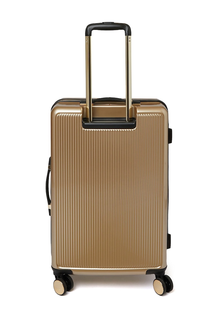 Dune London Gold Olive Medium Suitcase - Image 2 of 5