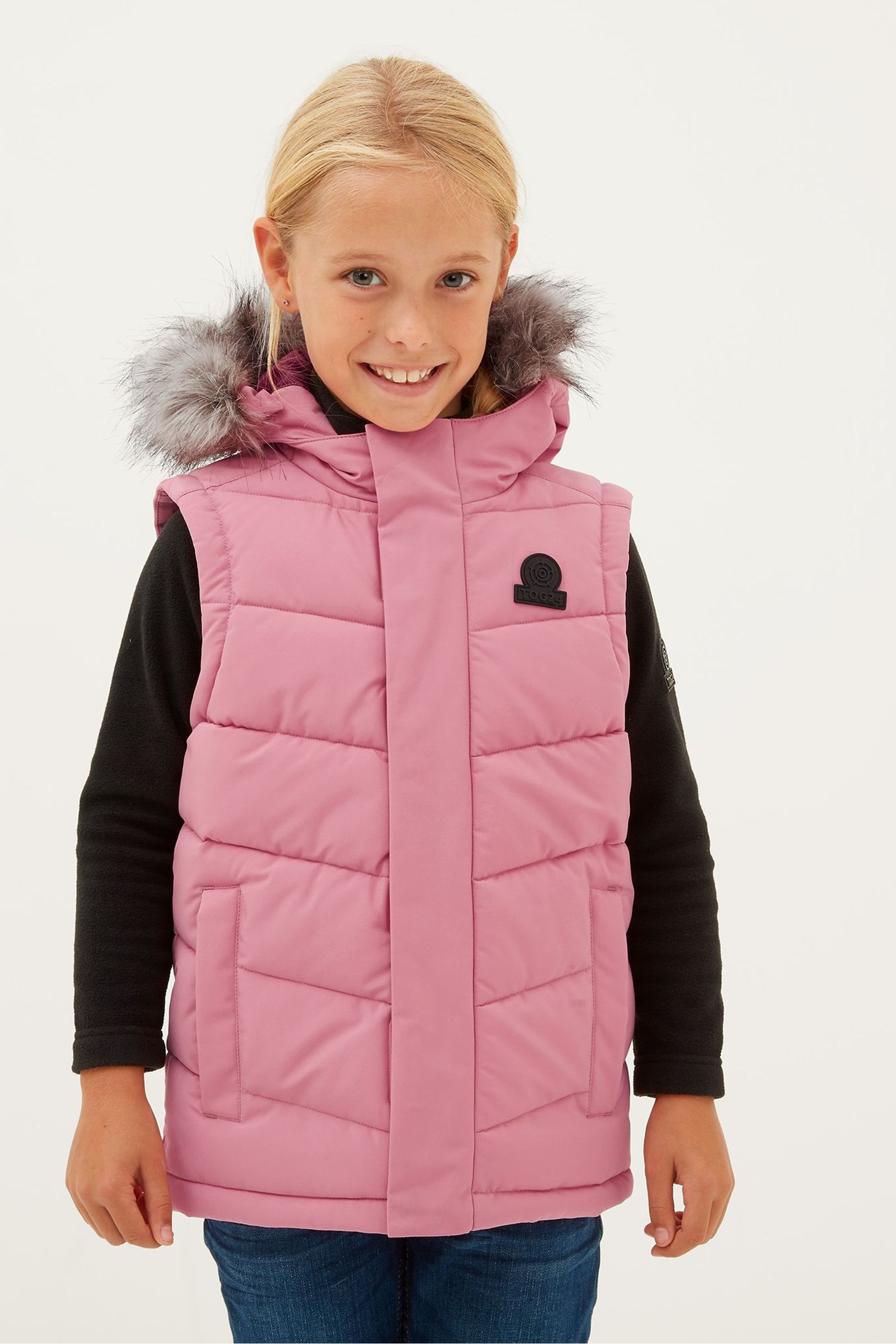 Kids padded gilet online