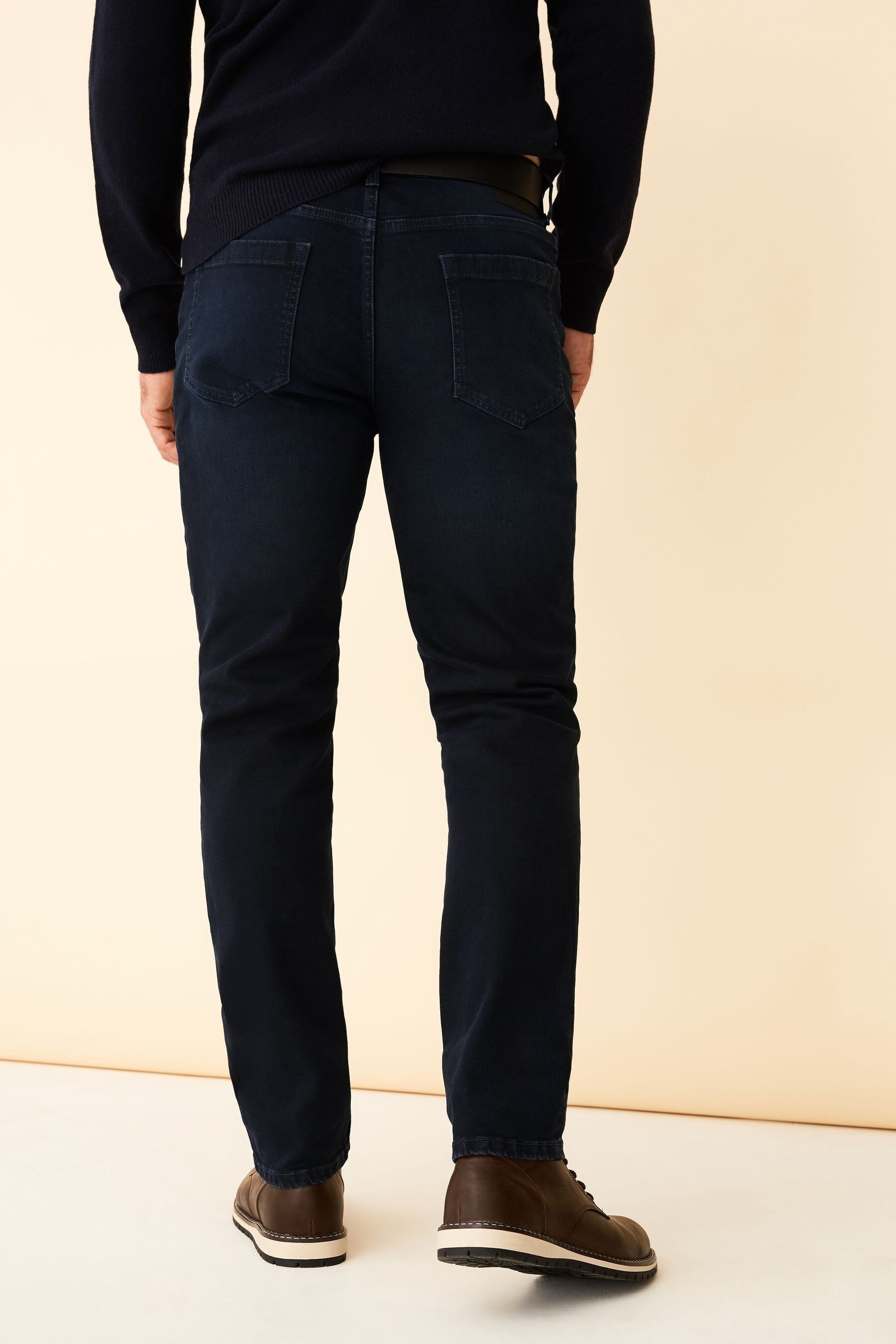 F F Dark Blue Slim Jeans