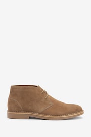 Stone Suede Desert Boots - Image 2 of 8