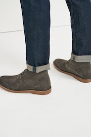 Grey Suede Desert Boots - Image 2 of 6