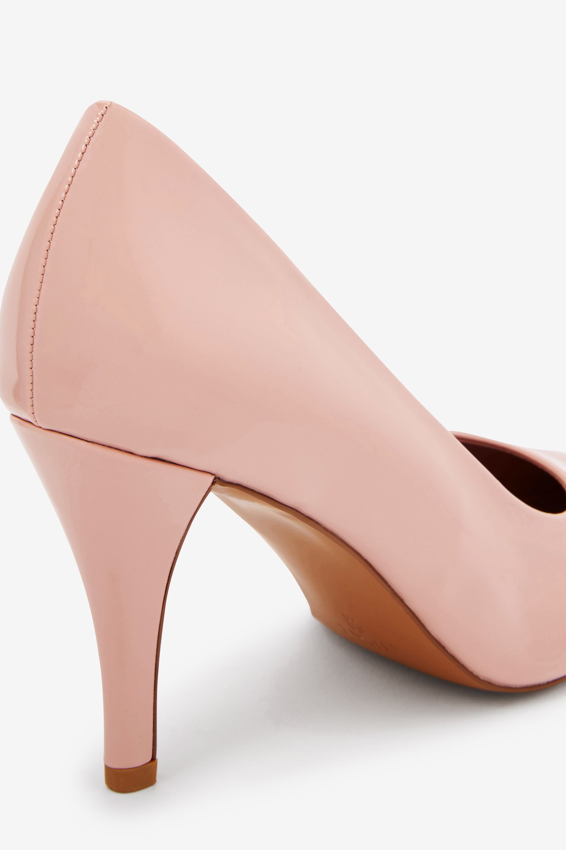 Buy Nude Pink Regular Wide Fit Forever Comfort Mid Heel Court Shoes from Next Luxembourg