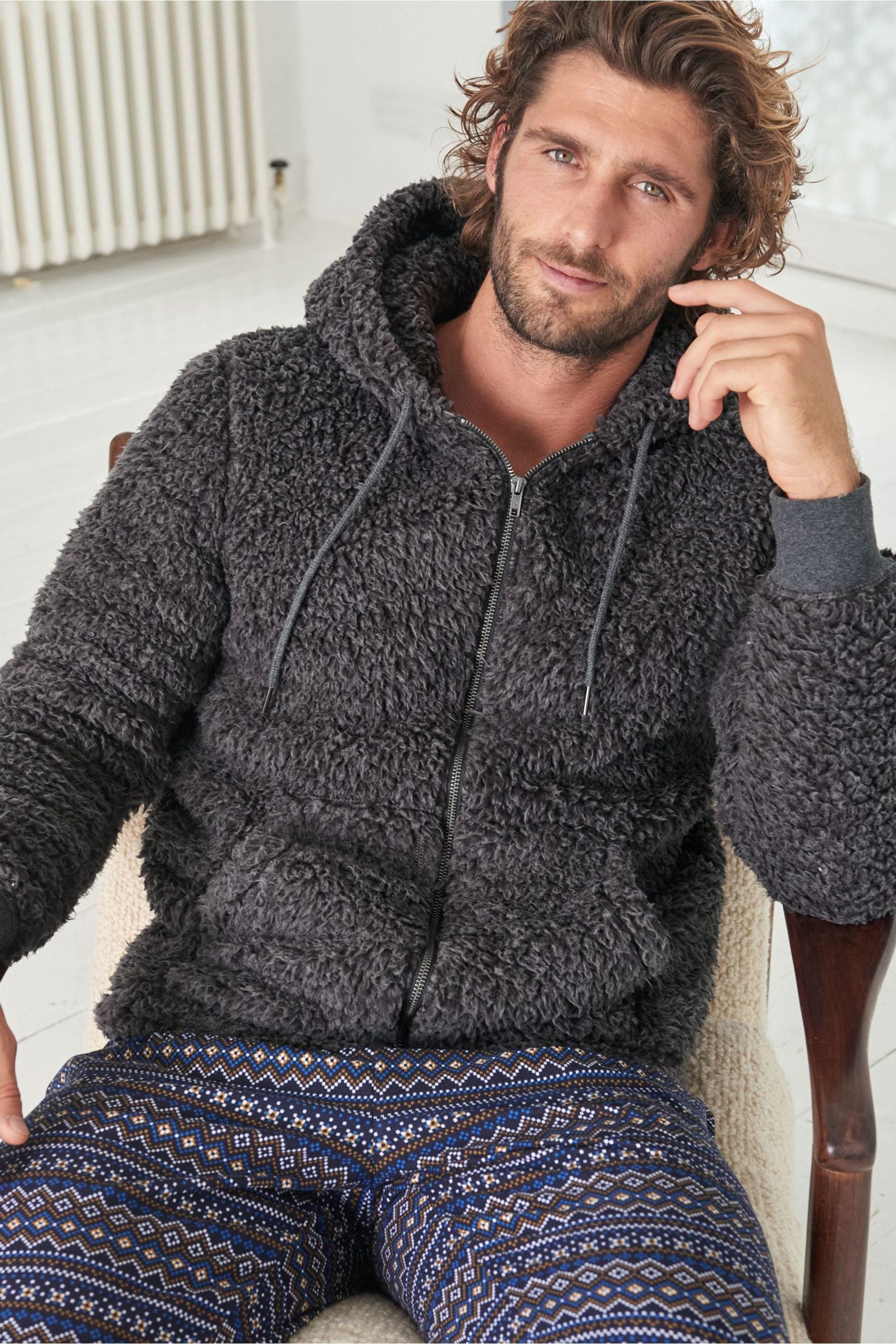 Loungewear hoodie top