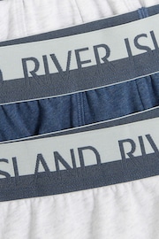 River Island Blue White Split Trunks 4 Pack - Image 4 of 8