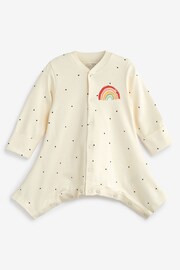 Bright Cream Apple Baby 2 Pack Hip Dysplasia Sleepsuits (0-12mths) - Image 2 of 5