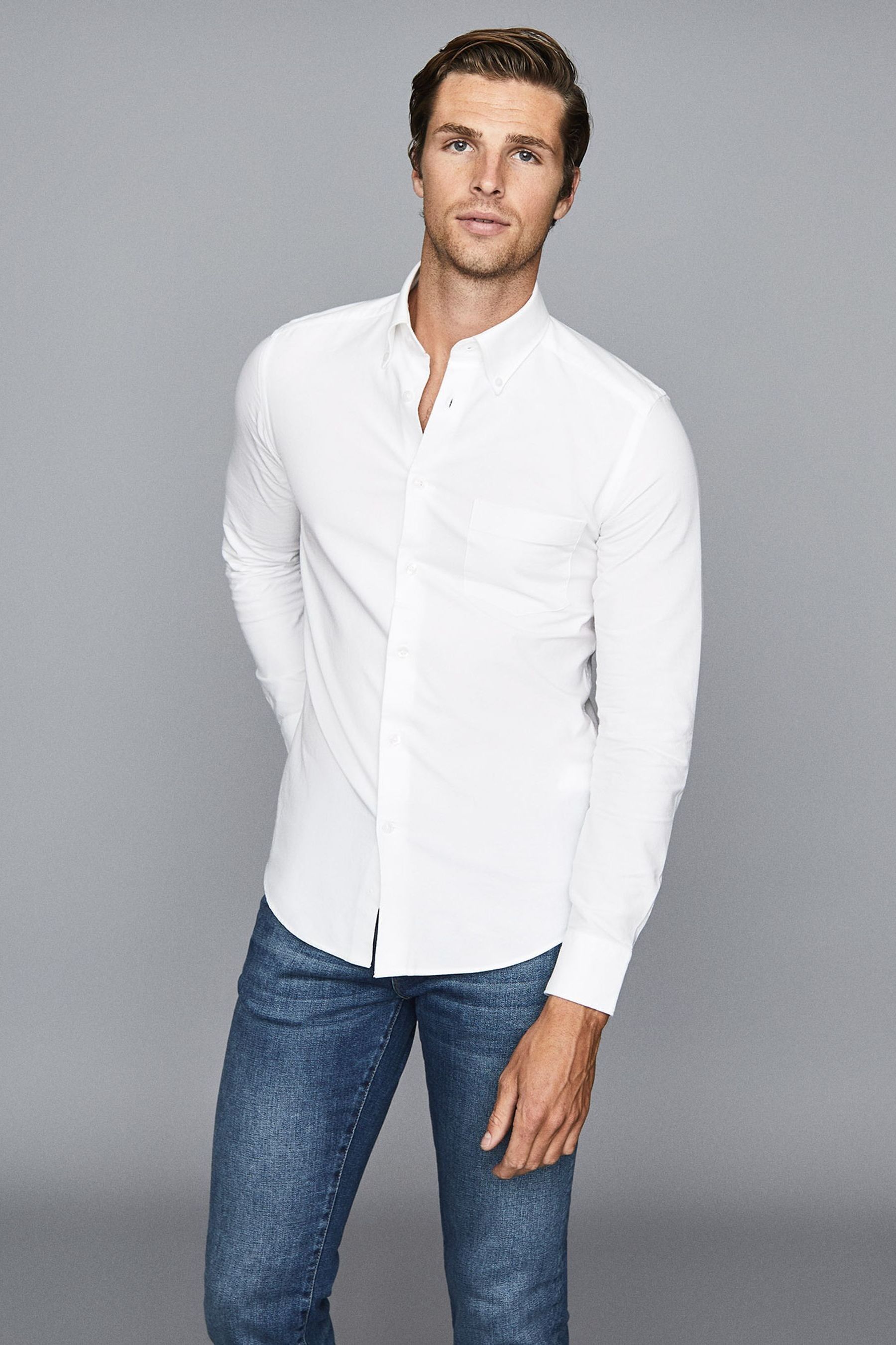 Soft white shirt cheap