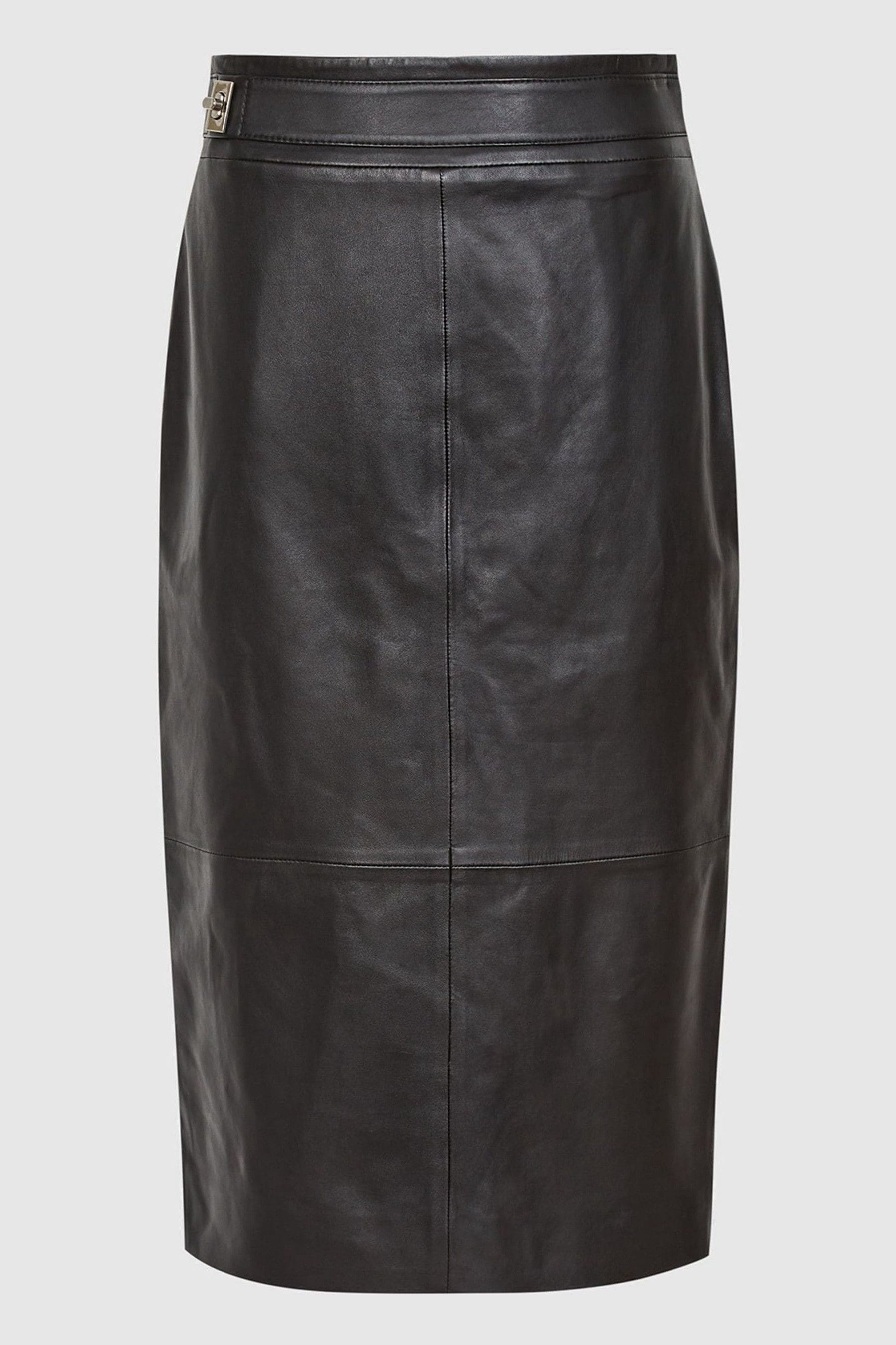 Buy Reiss Reagan Leather Pencil Skirt from the Next UK online shop