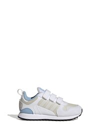 adidas Originals Kids ZX 700 HD White Trainers - Image 1 of 9