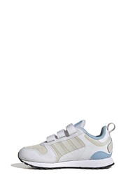 adidas Originals Kids ZX 700 HD White Trainers - Image 2 of 9