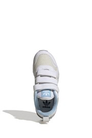 adidas Originals Kids ZX 700 HD White Trainers - Image 6 of 9