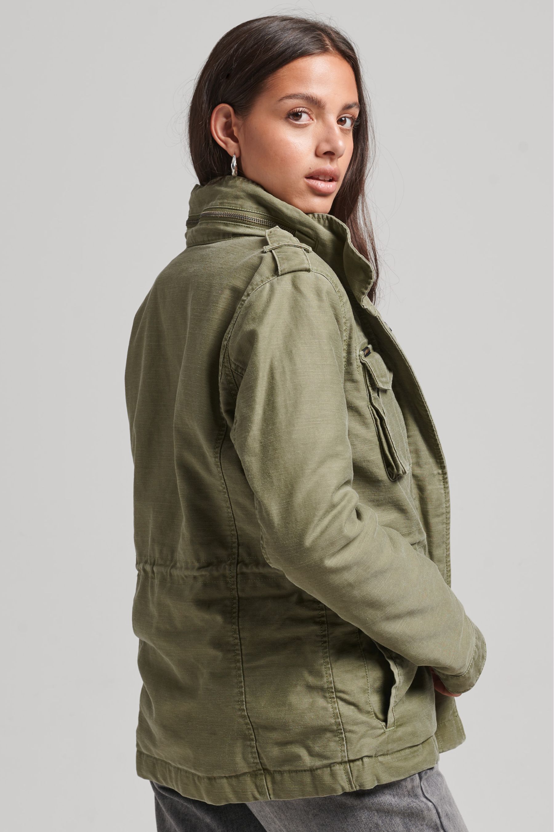 Superdry military jacket womens online