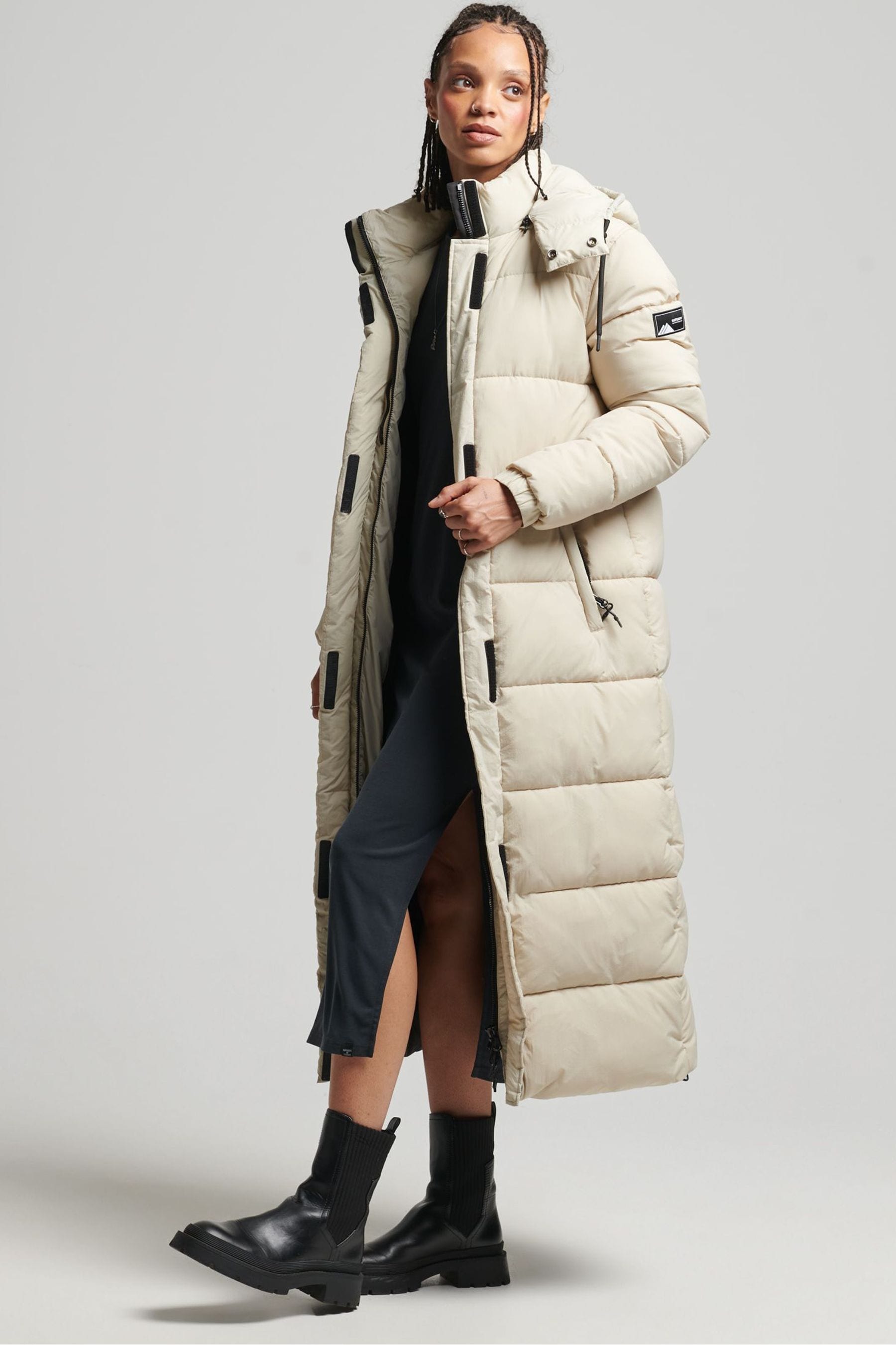 Buy Superdry Nude Ripstop Longline Puffer Jacket from Next Austria