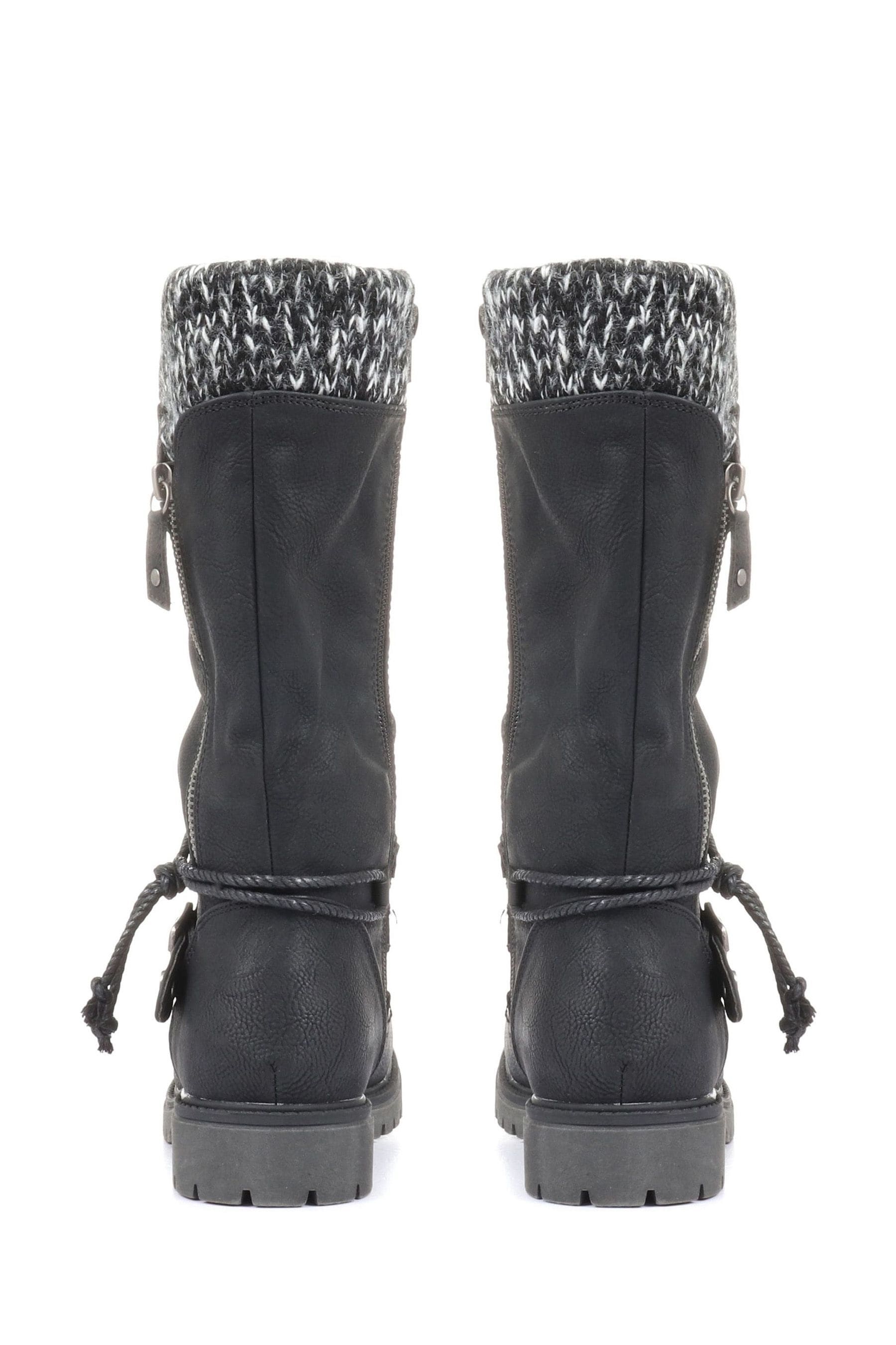 Mid wide calf boots online