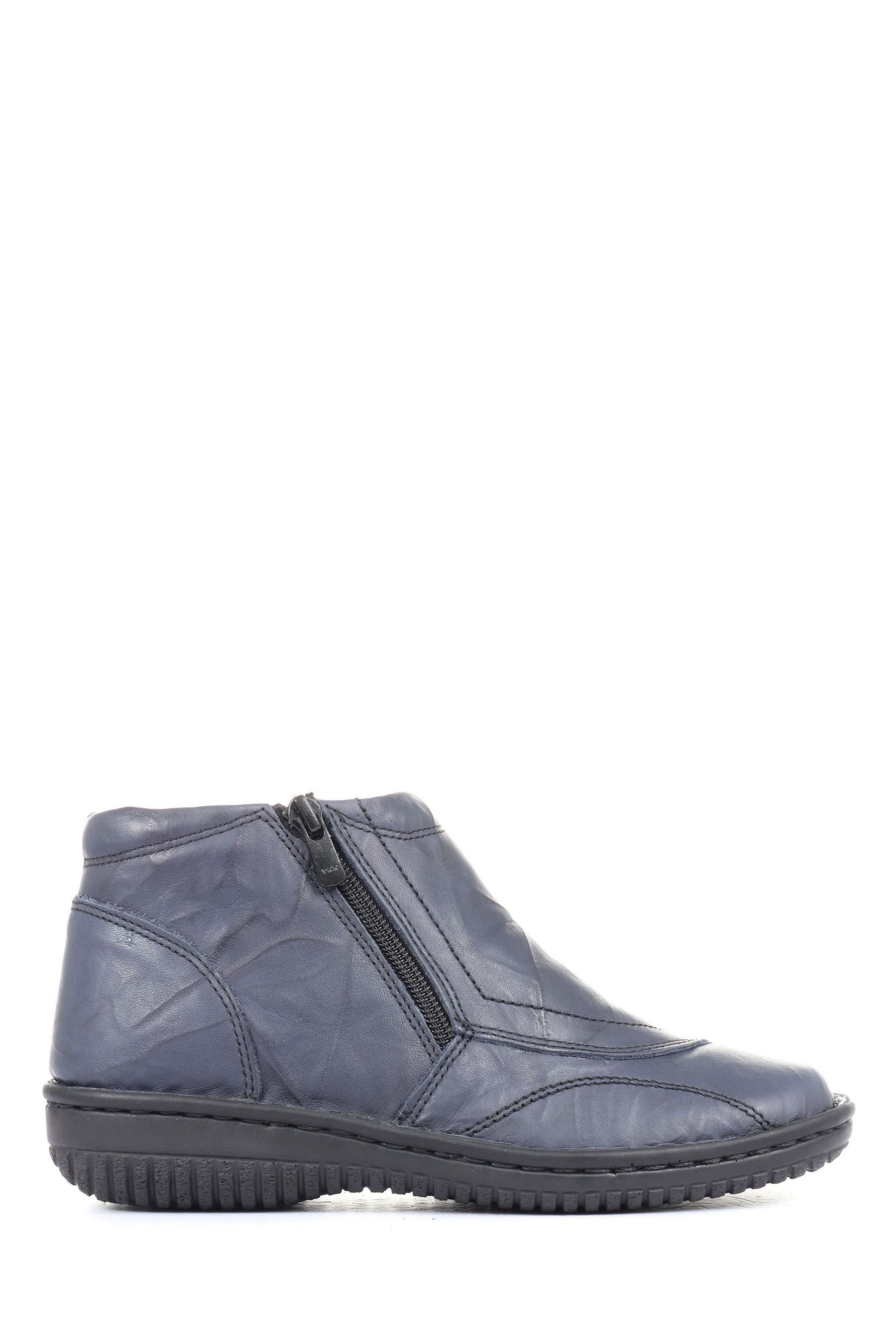 Buy Loretta Ladies Wide Fit Leather Ankle Boots from Next Luxembourg