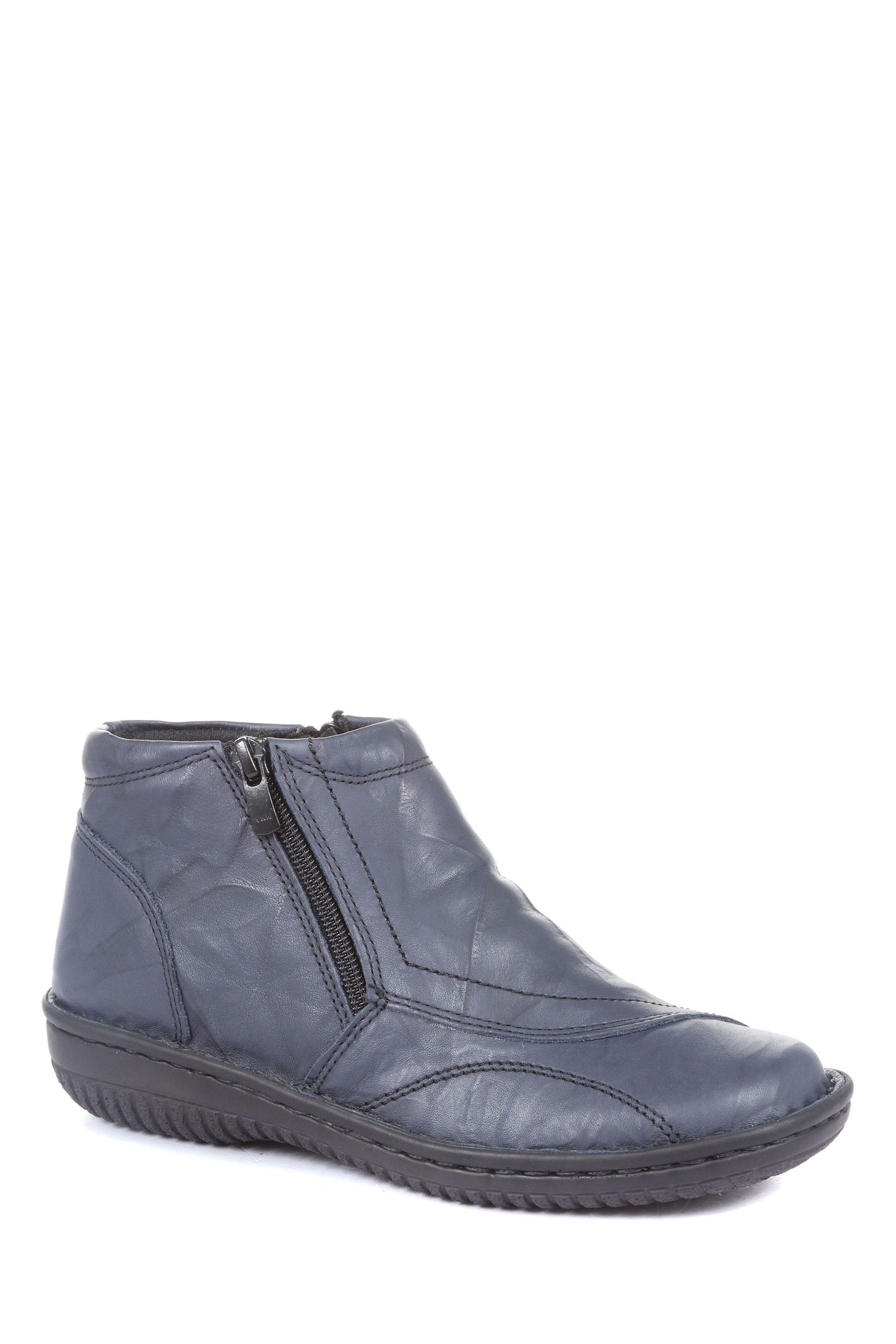 Buy Loretta Ladies Wide Fit Leather Ankle Boots from Next Ireland