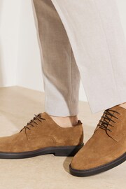River Island Brown Suede Derby Shoes - Image 1 of 5