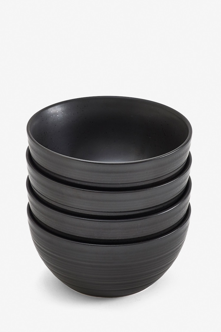 Black Bronx Set of 4 Bowls - Image 3 of 3