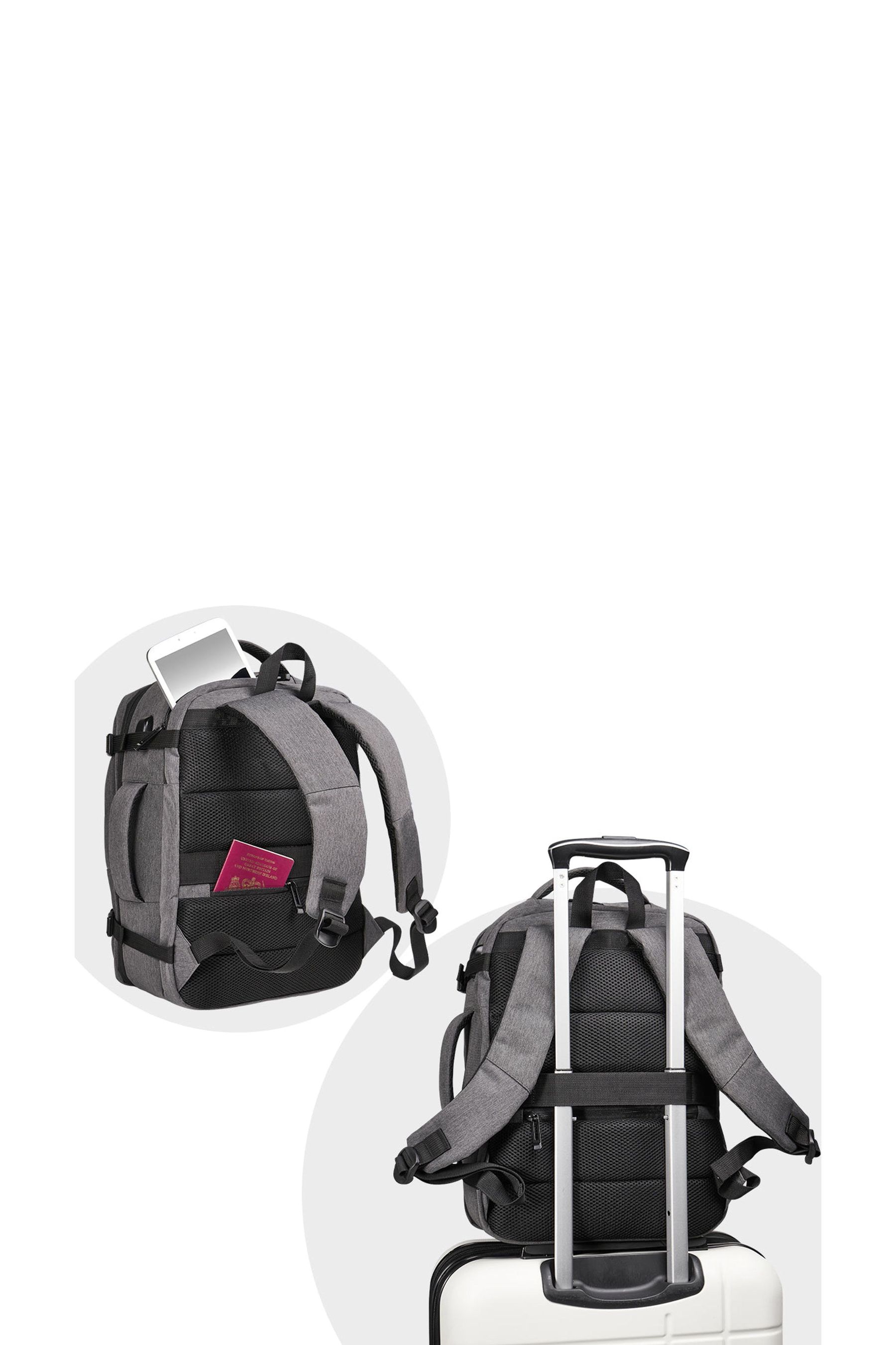 Buy Cabin Max Grey Svalbard 40cm Underseat Backpack from the Next UK ...