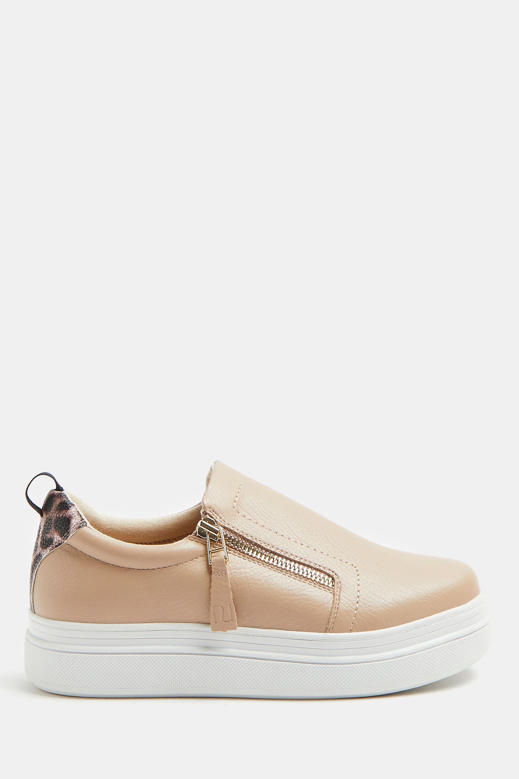River island beige trainers sales