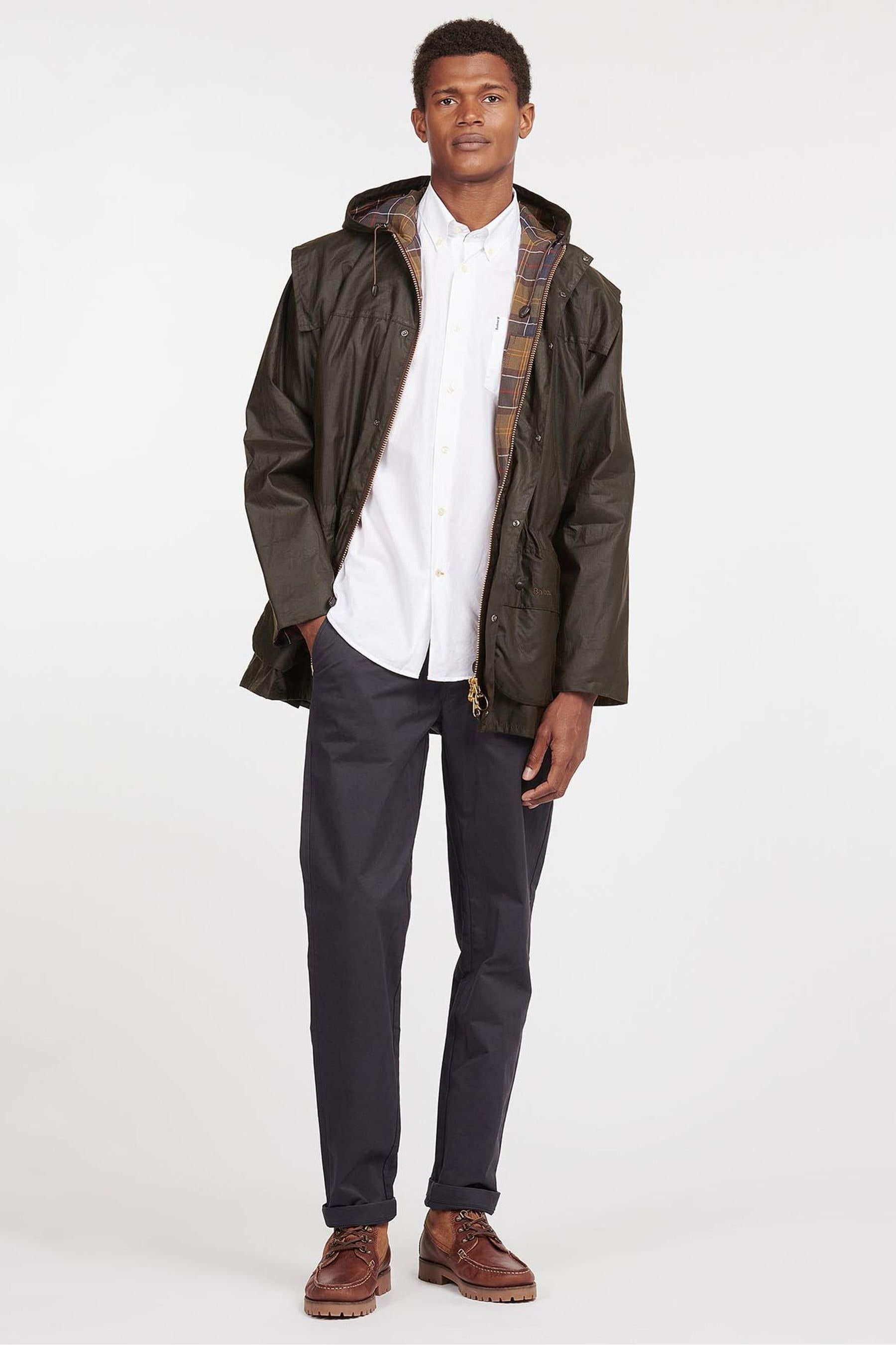 Buy Barbour Green Classic Durham Wax Jacket from Next Qatar