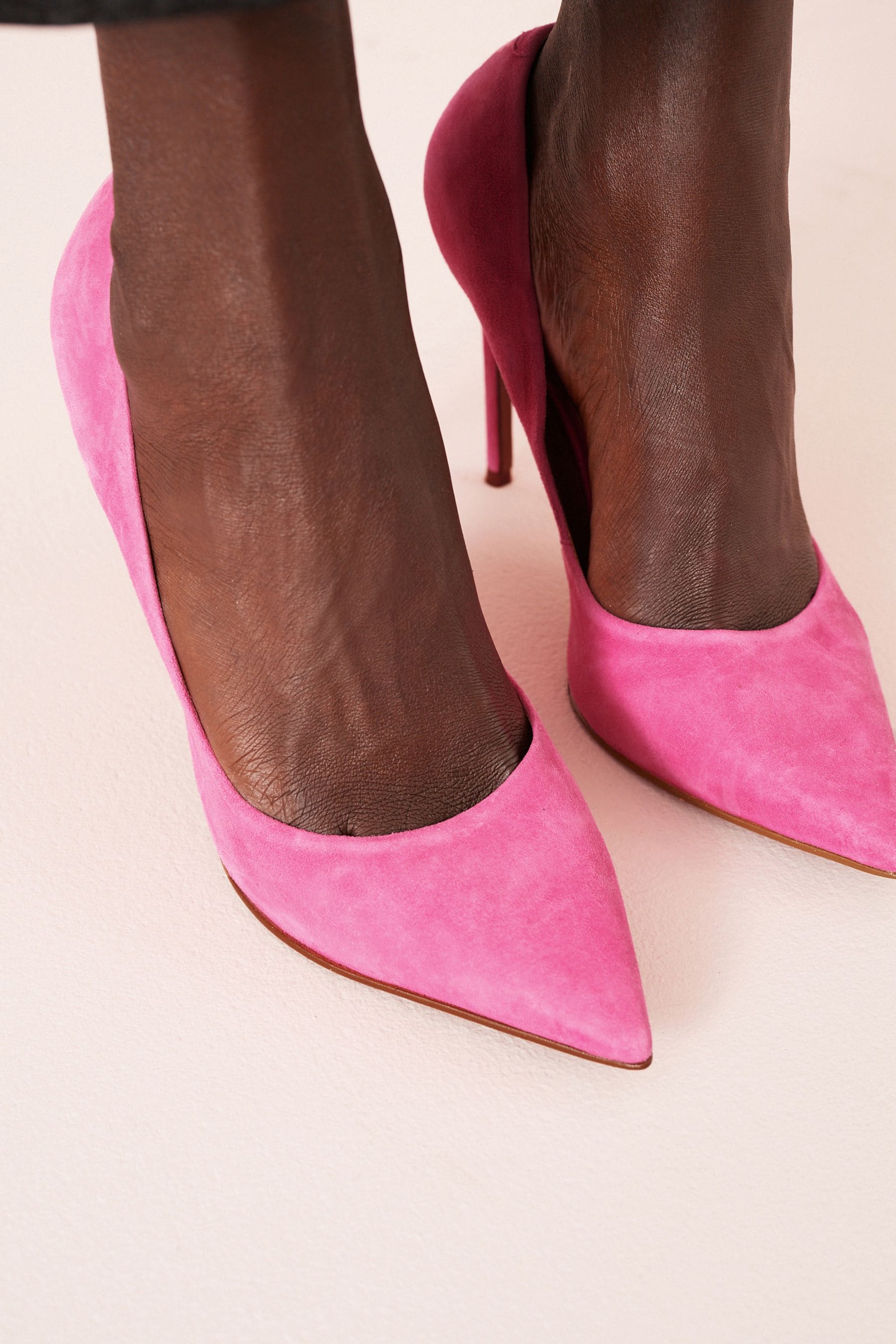 Buy Magenta Pink Signature Leather Court Shoes from Next Austria