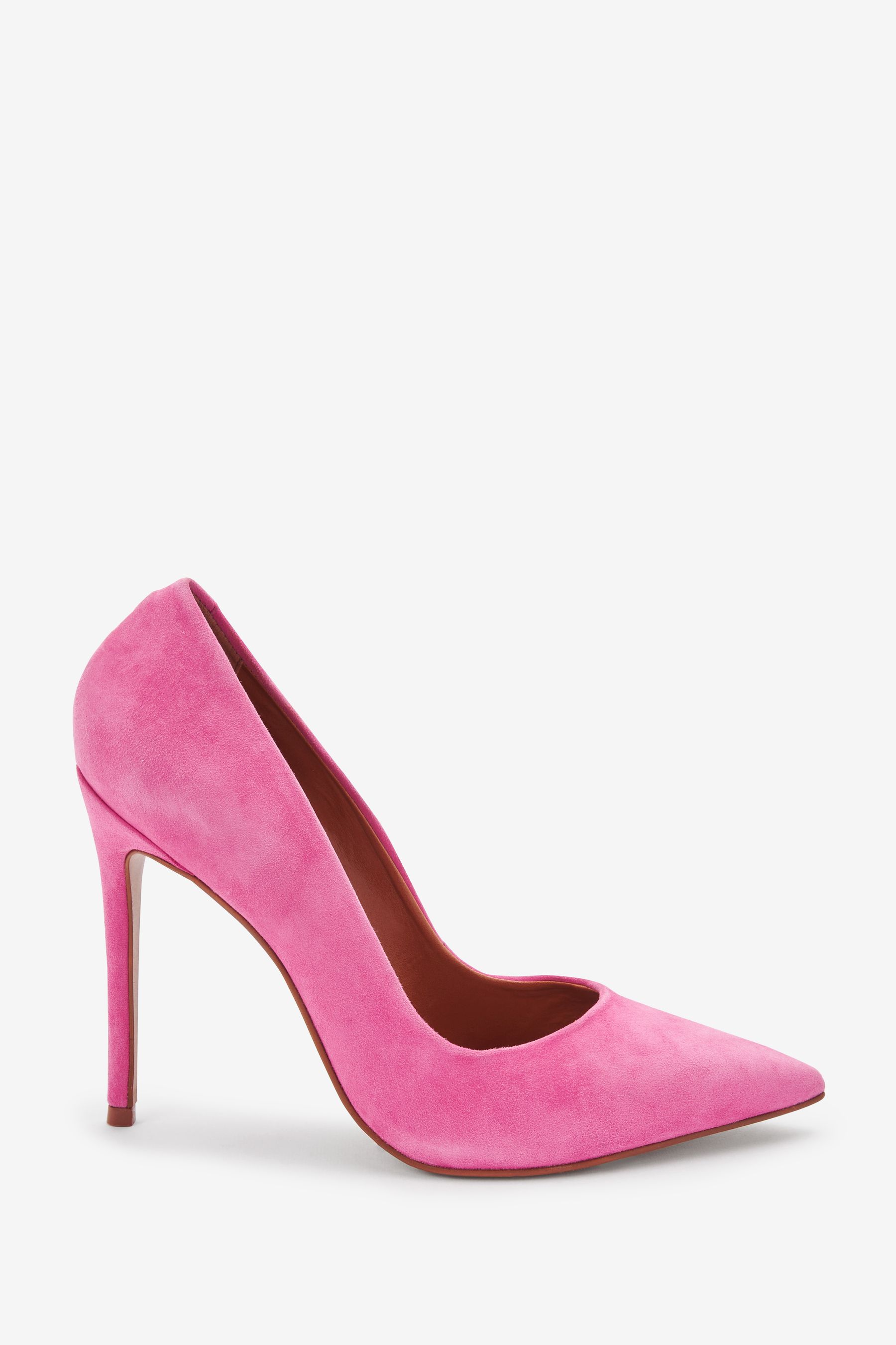 Buy Magenta Pink Signature Leather Court Shoes from Next Austria
