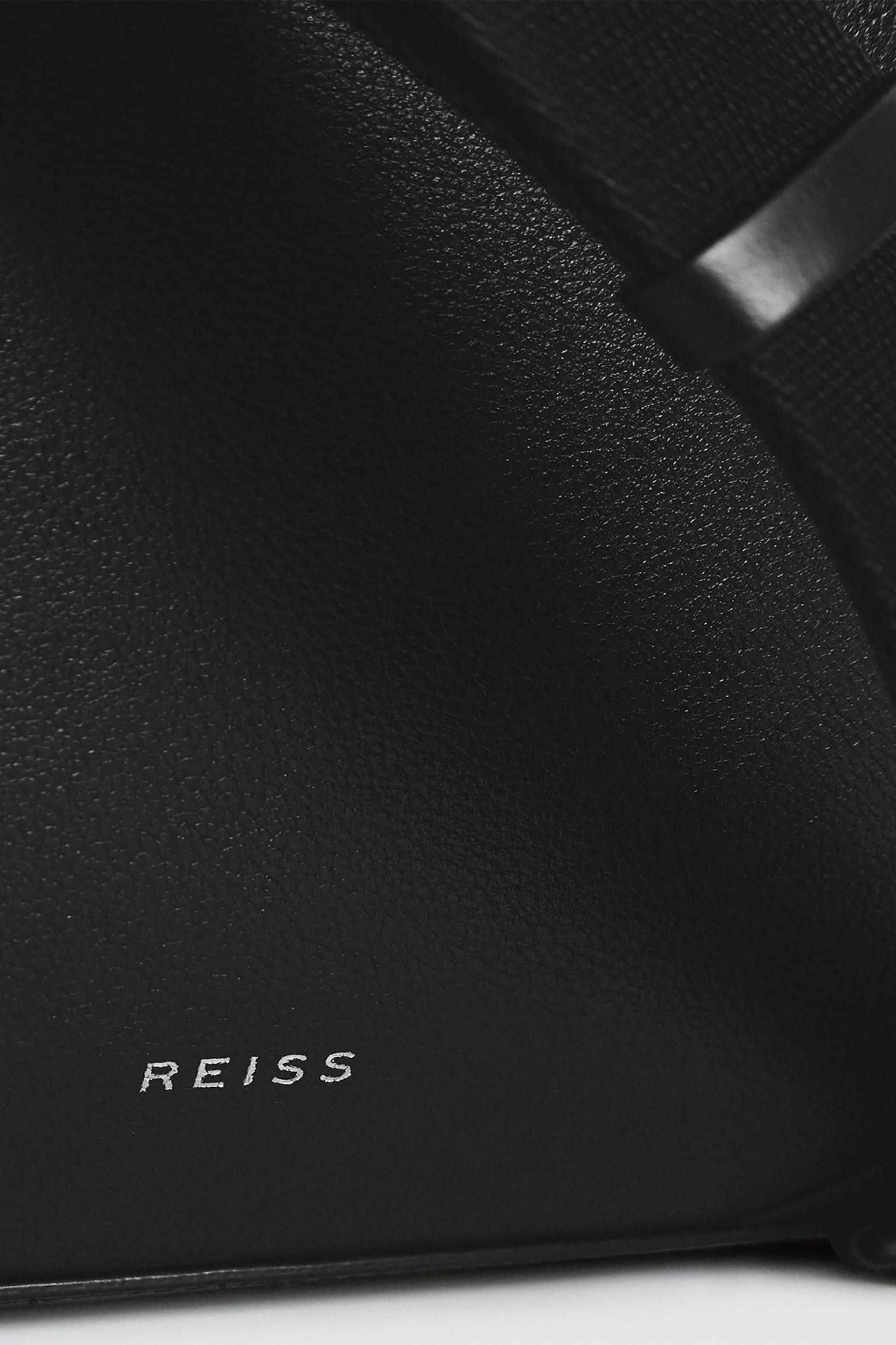 Reiss Black Elliott Leather Briefcase - Image 4 of 5