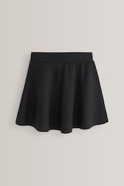 Black 2 Pack Jersey Stretch Pull-On Waist School Skater Skirts (3-17yrs) - Image 2 of 4