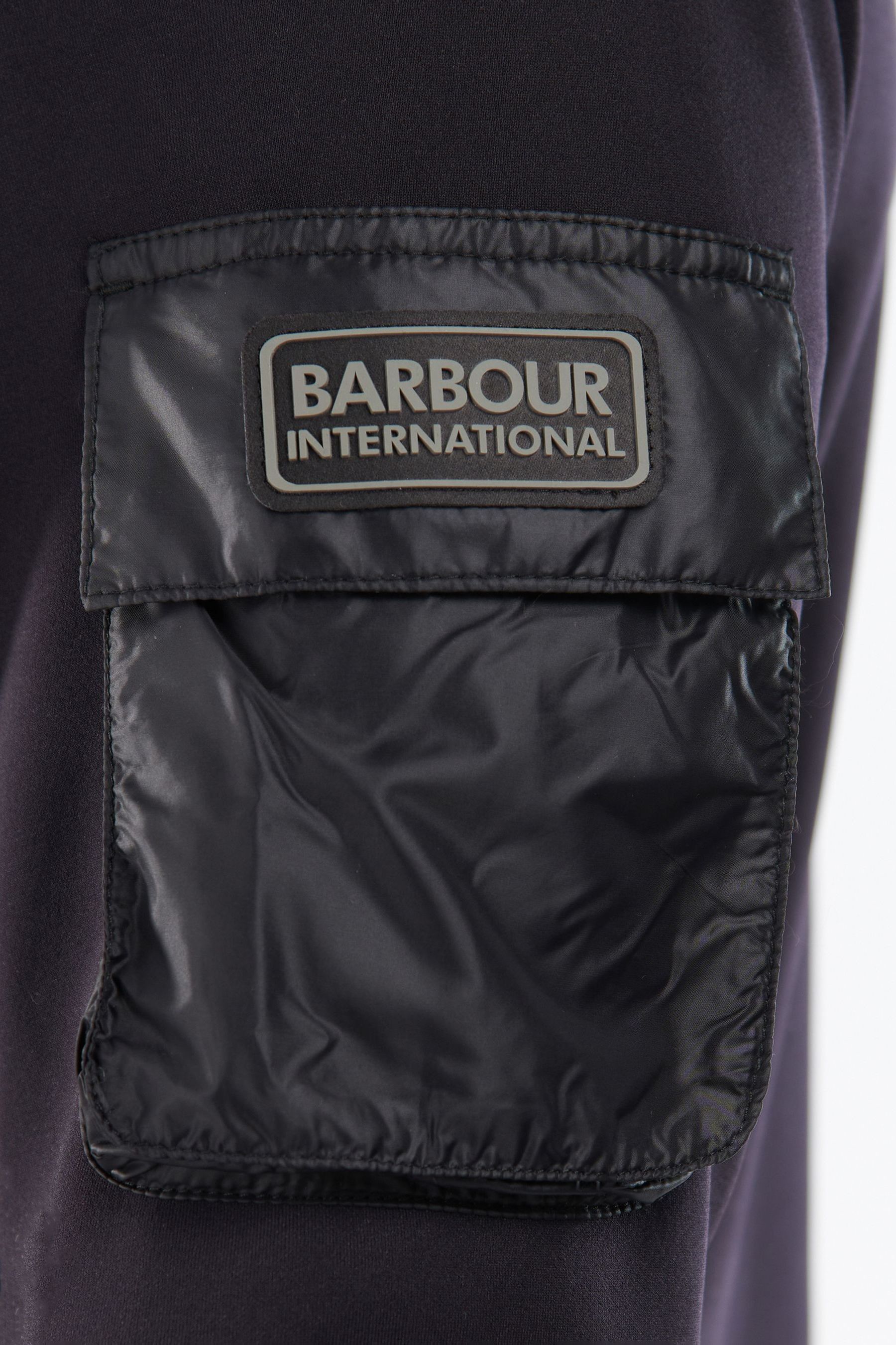 Buy Barbour International Black Baffle Puffer Zip Hoodie from Next Ireland