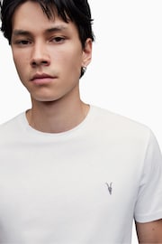 AllSaints White Brace Short-Sleeve Crew T-Shirt - Image 4 of 5