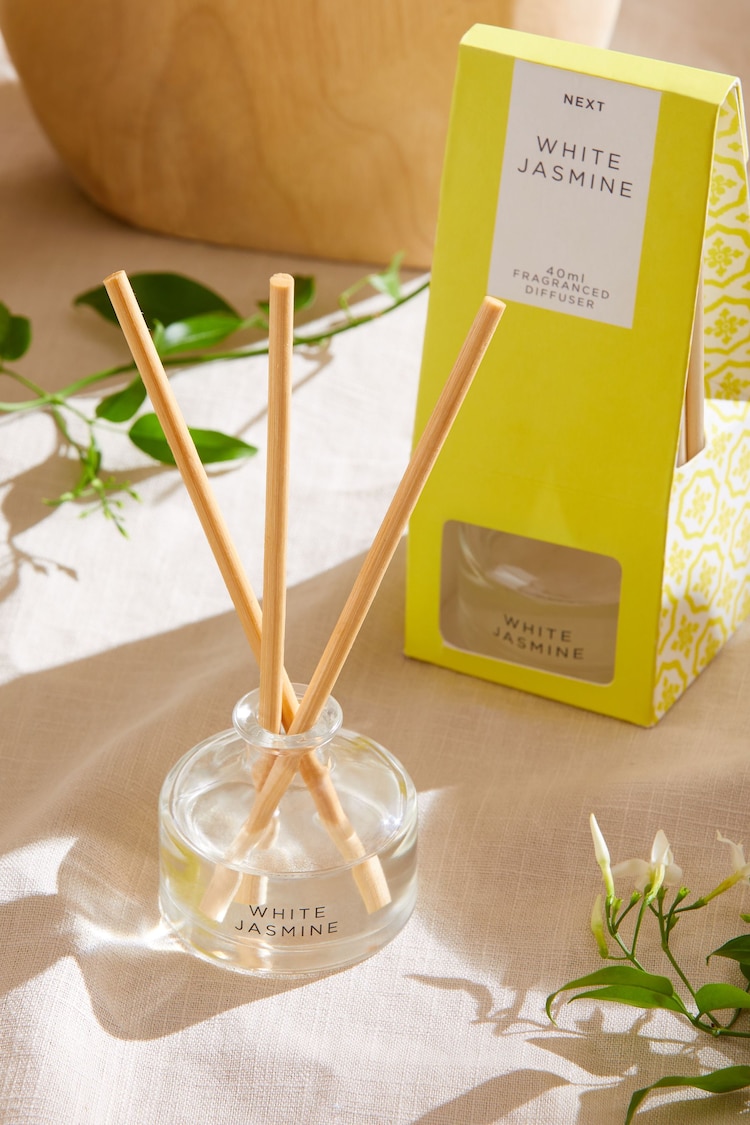 White Jasmine 40ml Fragranced Reed Diffuser - Image 1 of 4