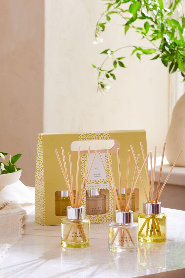 White Jasmine Set Of Fragranced Reed Diffuser - Image 1 of 4