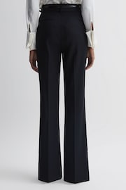 Reiss Black Haisley Tailored Flared Suit Trousers - Image 5 of 5