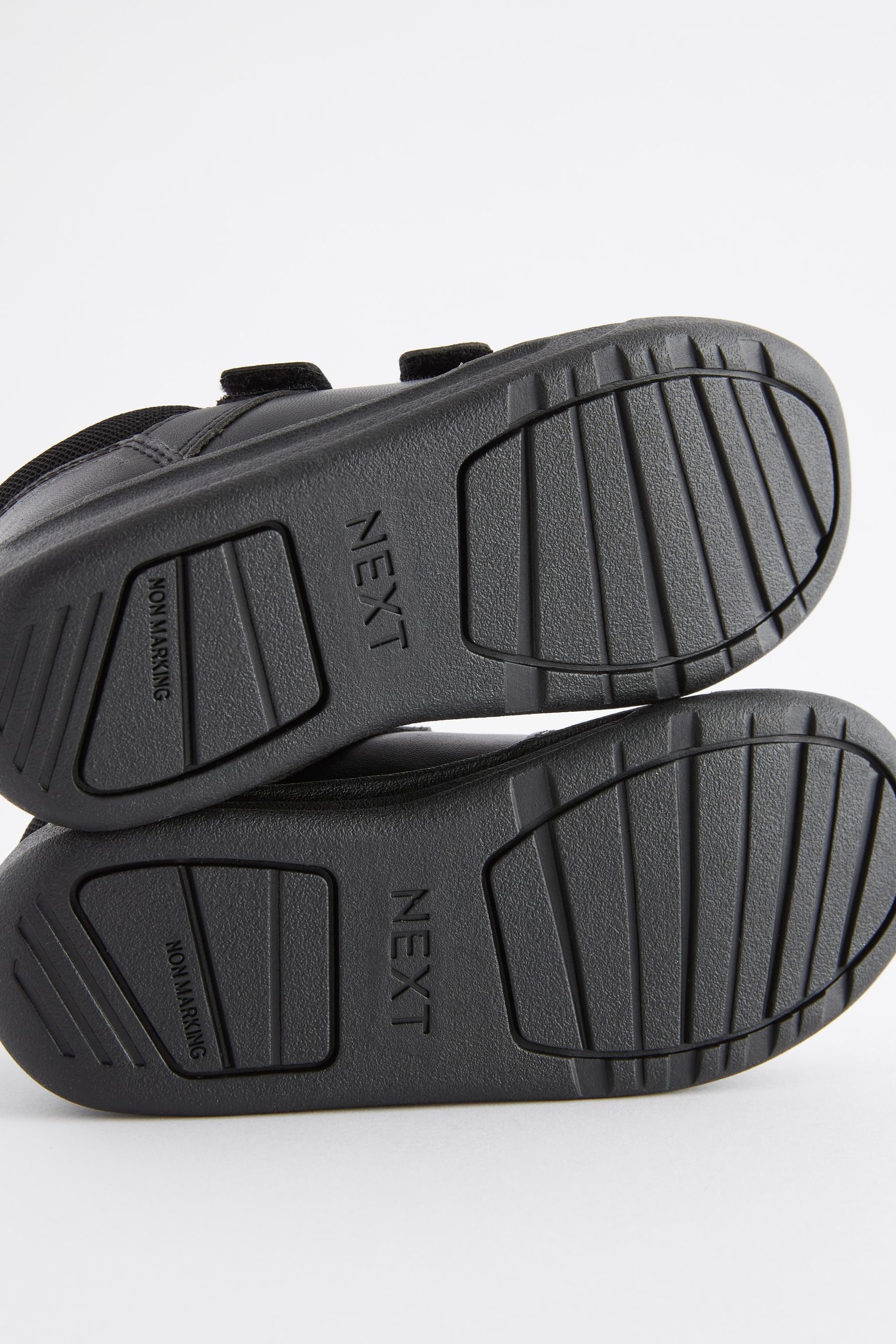 Black strap trainers discount