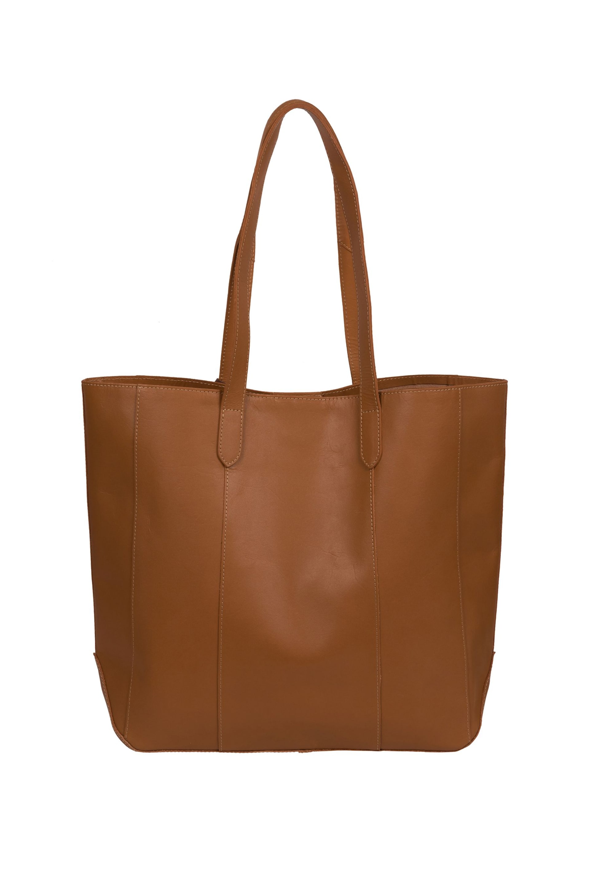 Conkca Hardy Vegetable-Tanned Leather Shopper Bag - Image 3 of 5