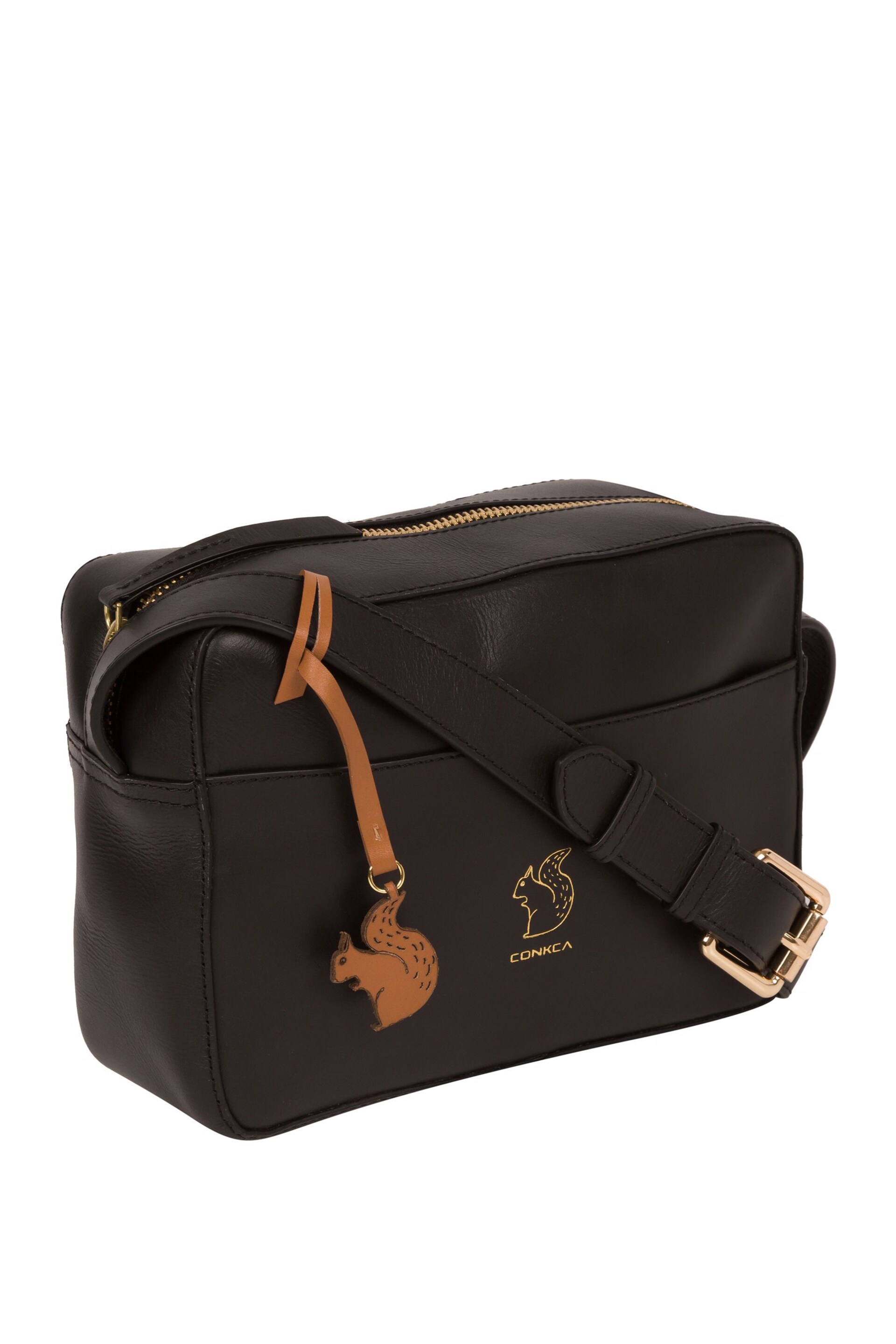 Conkca Tatum Vegetable-Tanned Leather Cross-Body Bag - Image 5 of 6