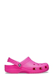 Crocs Hot Pink Adults Classic Clogs - Image 1 of 7