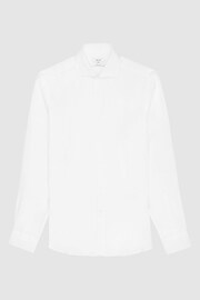 Reiss White Ruban Linen Regular Fit Shirt - Image 2 of 6