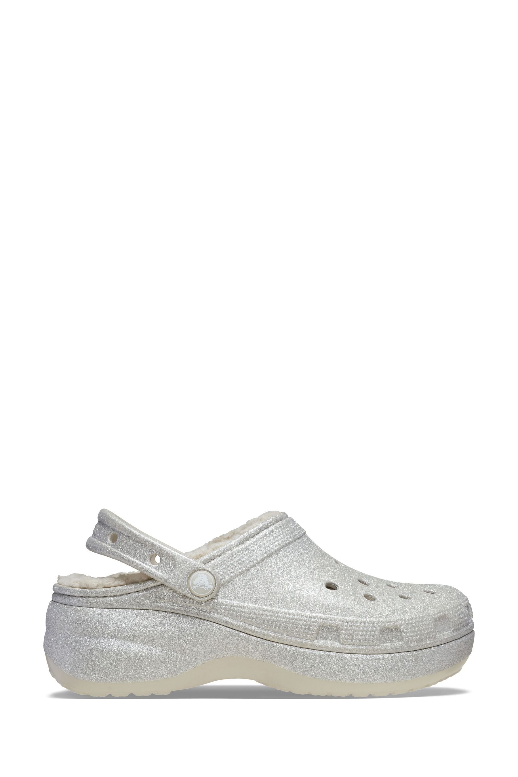 Fur white crocs hotsell