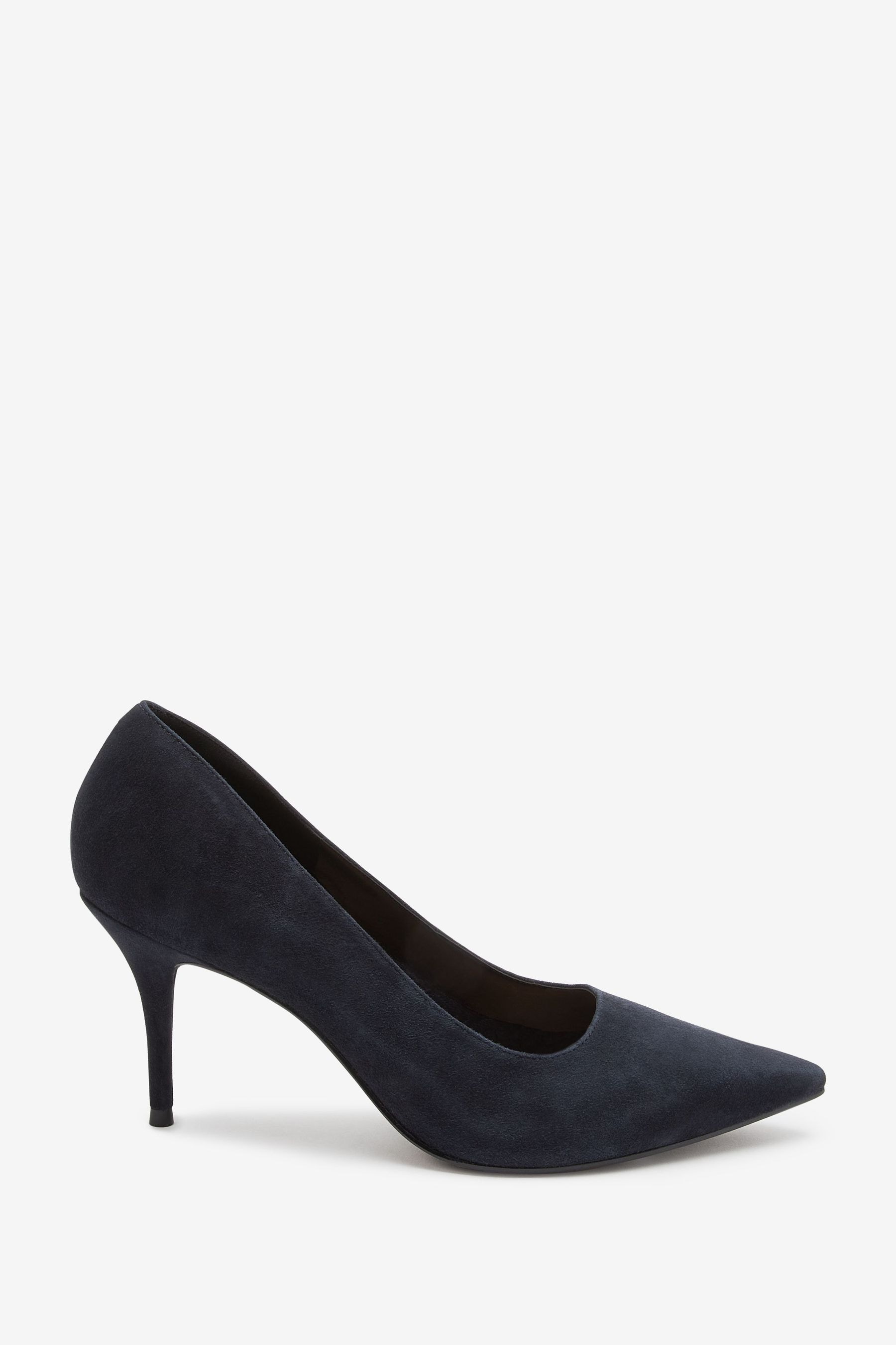 Navy blue wide fit court shoes online