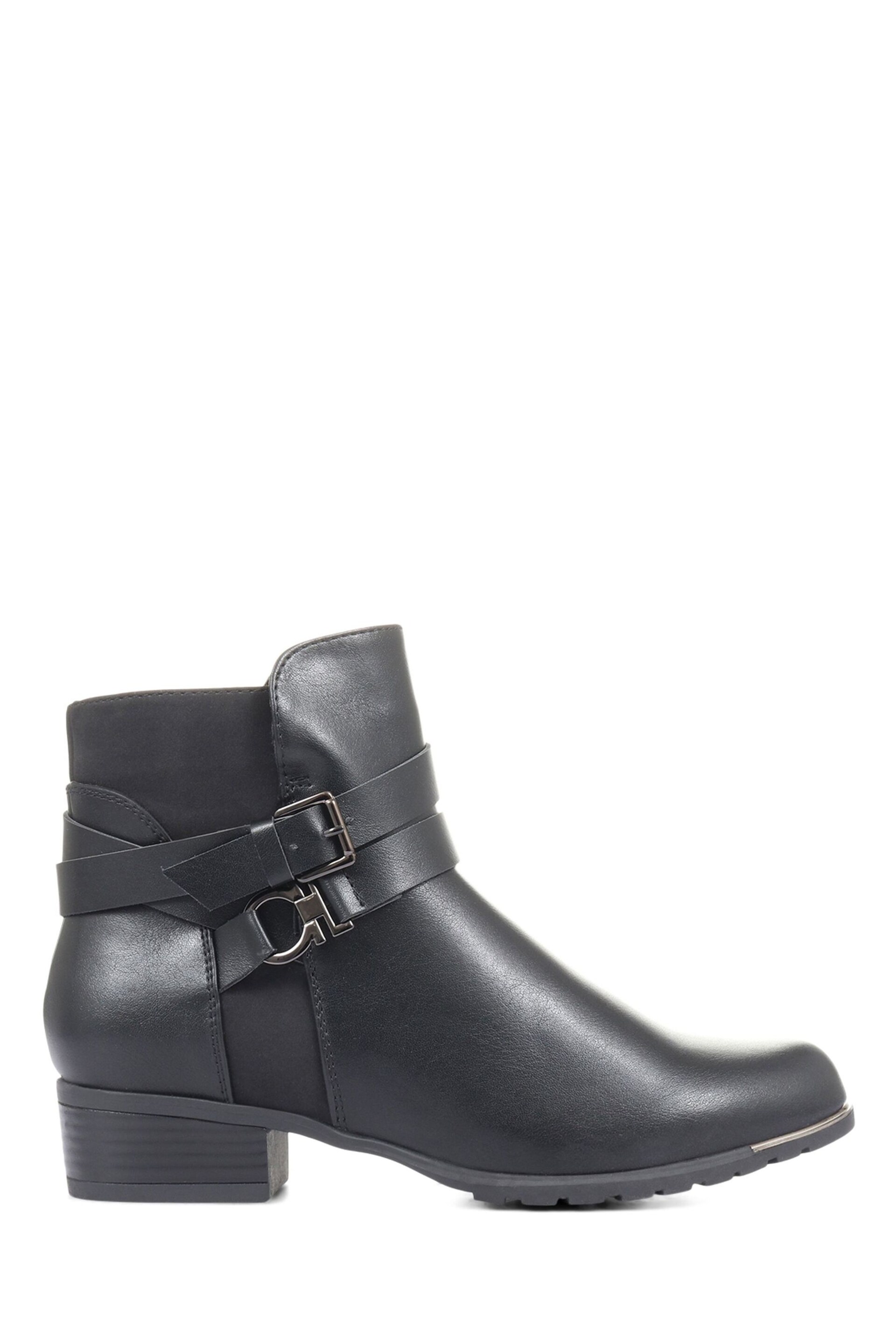 Pavers Ladies	Flat Ankle Boots - Image 1 of 5