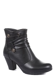 Pavers Ladies	Leather Ankle Boots - Image 3 of 5