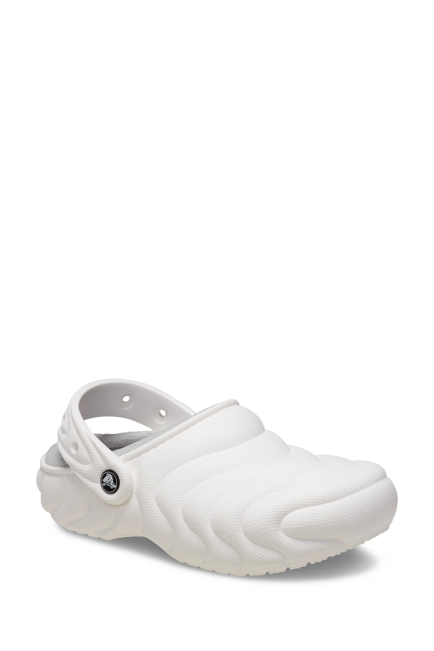 Buy Crocs White Classic Lined Overpuff Clogs from Next Canada