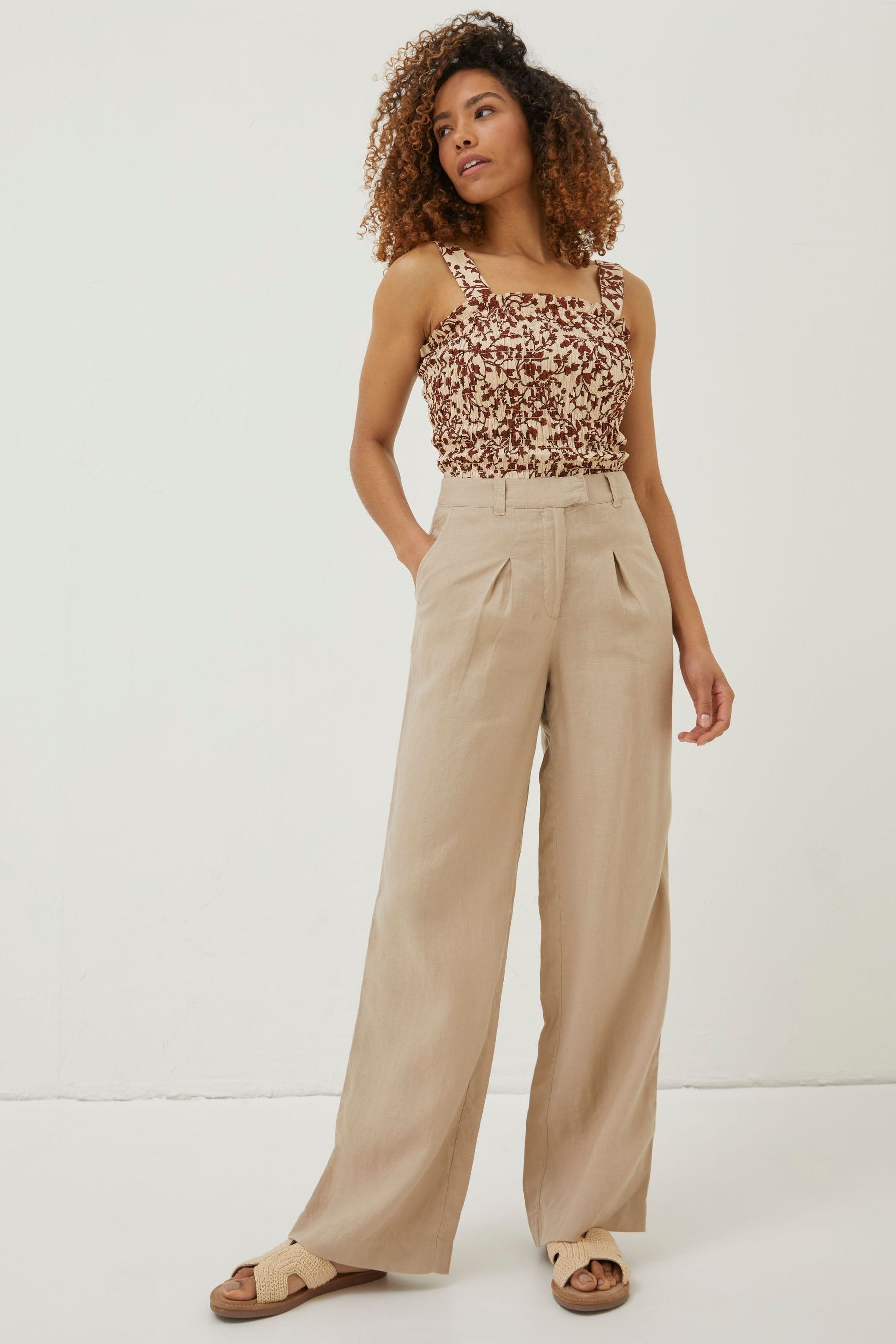 Fatface linen trousers outlet