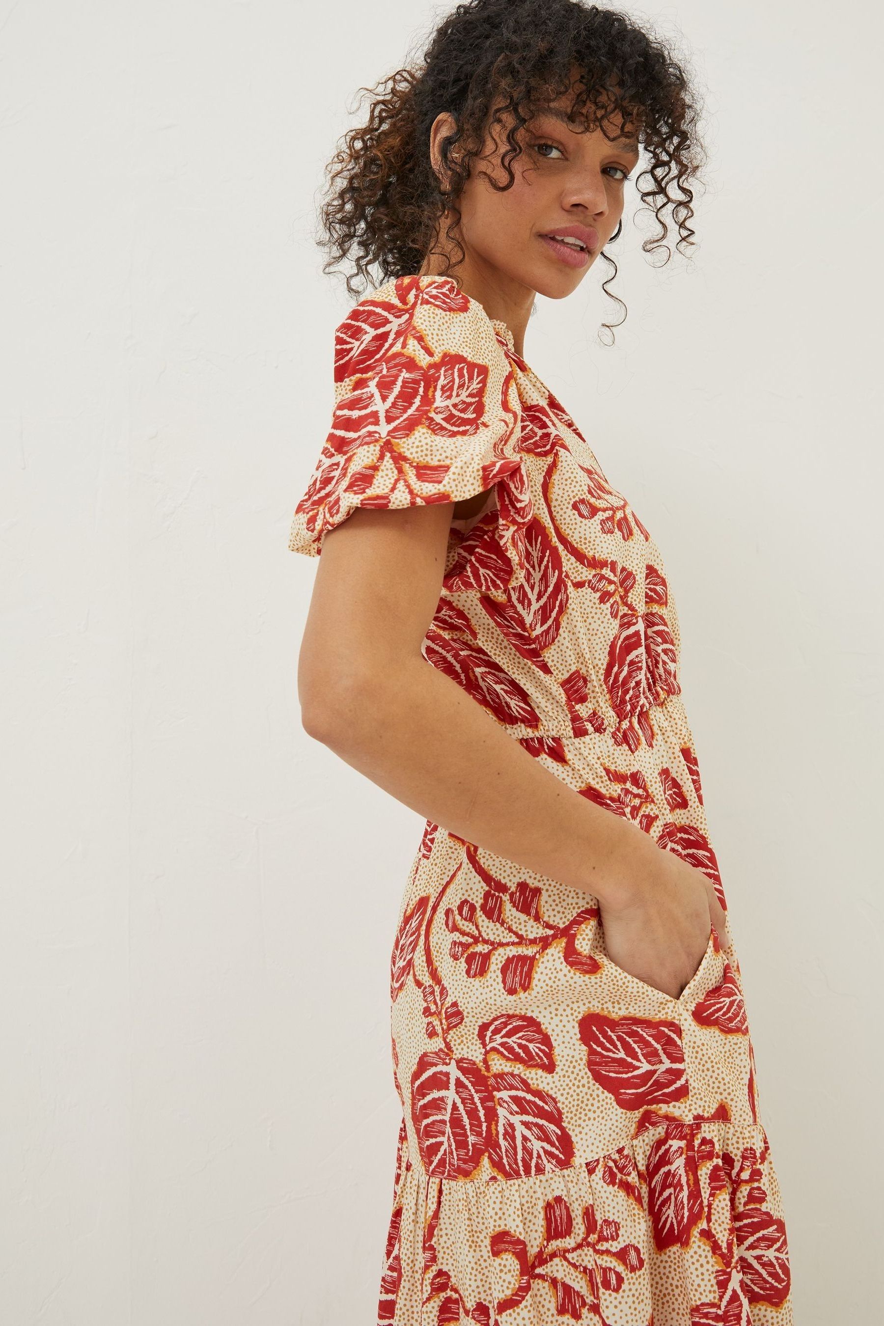 Buy FatFace Aubrey Vine Floral Maxi Dress from Next Luxembourg
