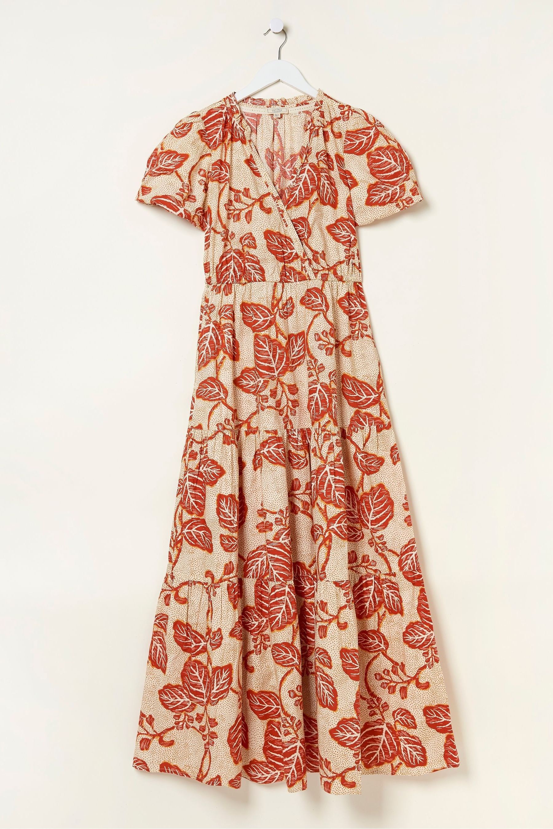 Buy FatFace Cream Aubrey Vine Floral Maxi Dress from Next Luxembourg