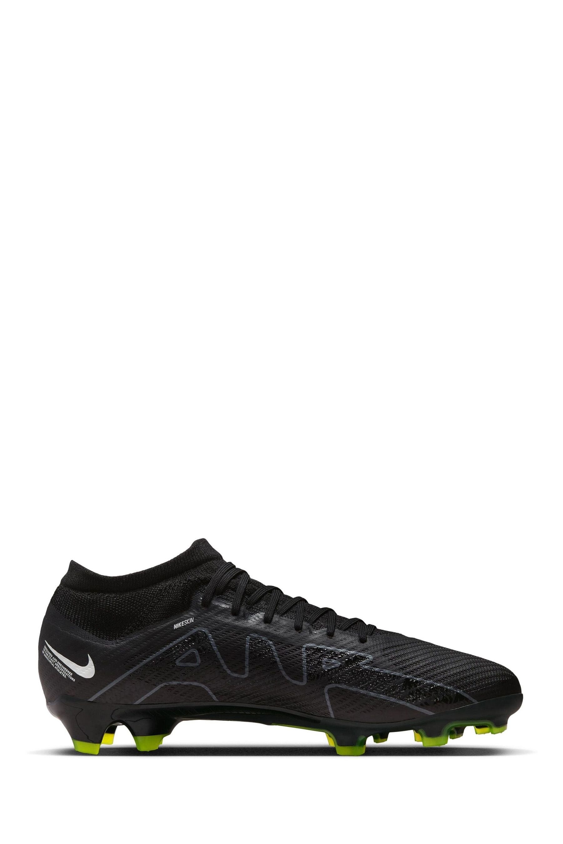 Buy Nike Black Mercurial Zoom Vapor 15 Pro Firm Ground Football Boots from Next Luxembourg