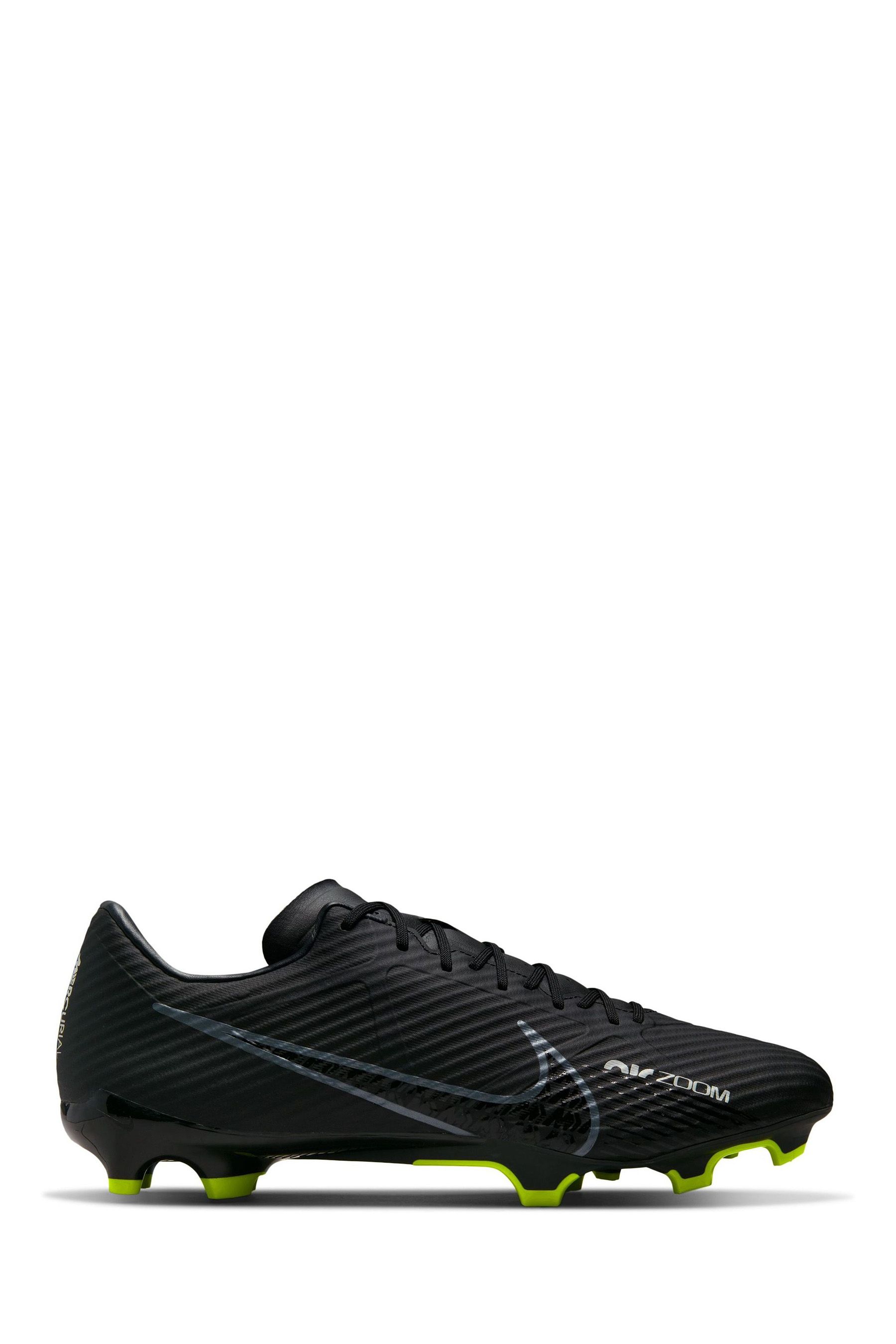 Buy Nike Black Mercurial Zoom Vapor 15 Firm Ground Football Boots from Next Luxembourg