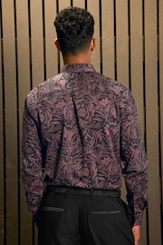 Purple Floral EDIT Long Sleeve Shirt - Image 3 of 9
